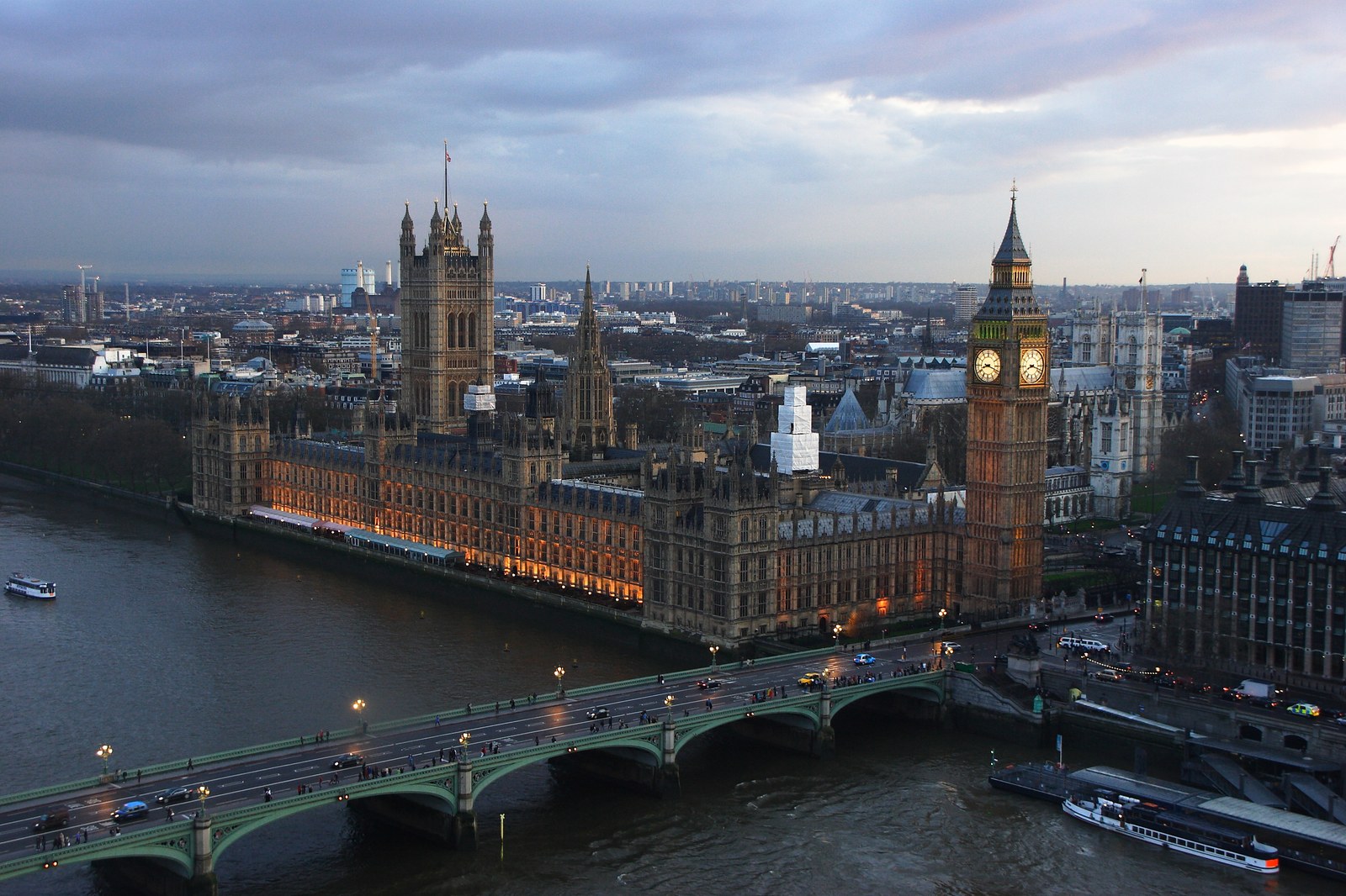 The Palace of Westminster in London, seat of the UK Parliament that enacted PIDA in 1998