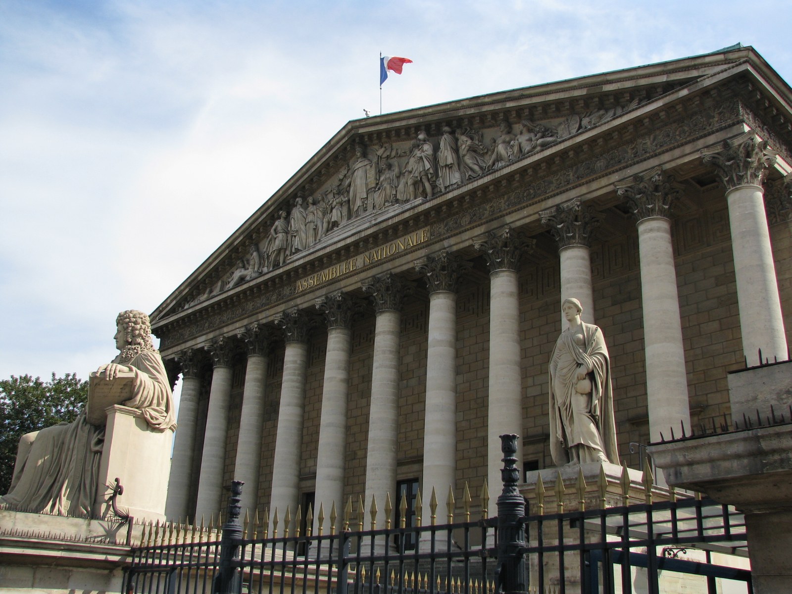The Palais Bourbon in Paris, home of the French National Assembly that passed Sapin II